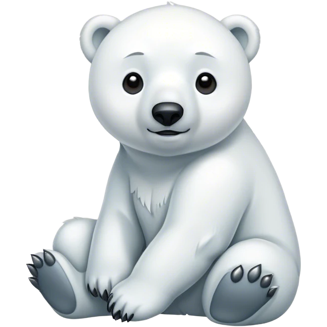 Polar bear emoji