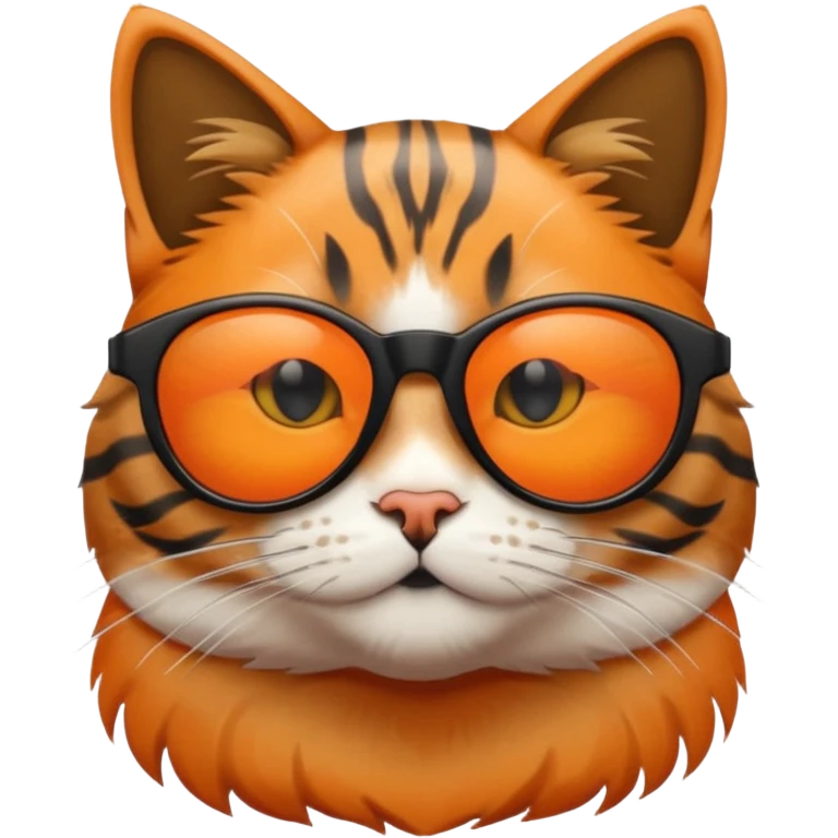 Cat wearing sunglasses emoji