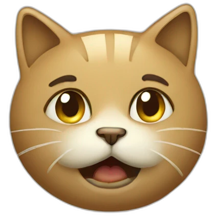 Un chat qui pleure emoji