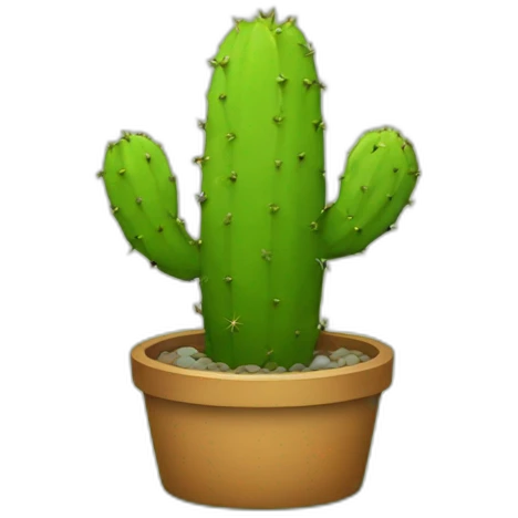cactus wuth triangle emoji