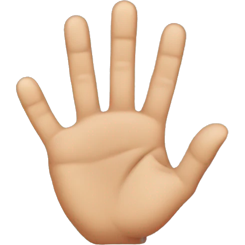 2 fingers backwards emoji