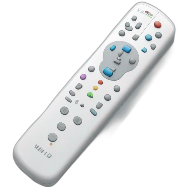 Wii remote emoji