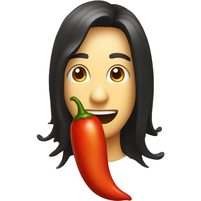 spicy hot pepper emoji