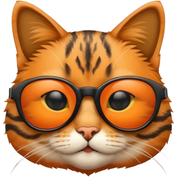 Cat wearing sunglasses emoji