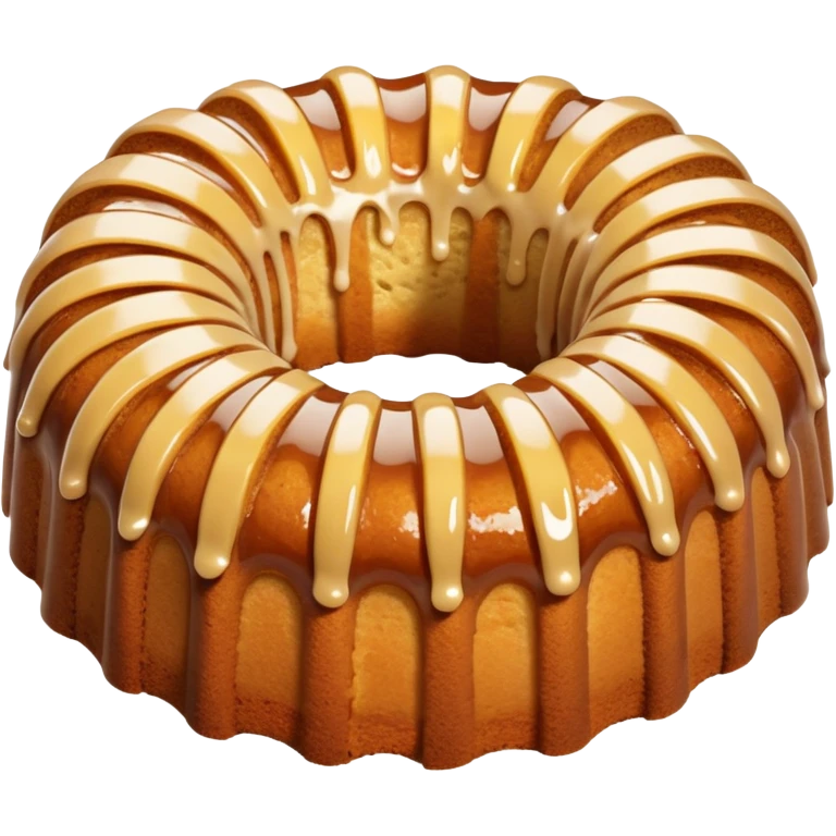 Sliced Apple Bundt cake  emoji
