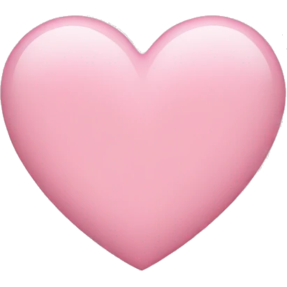 light pink heart emoji