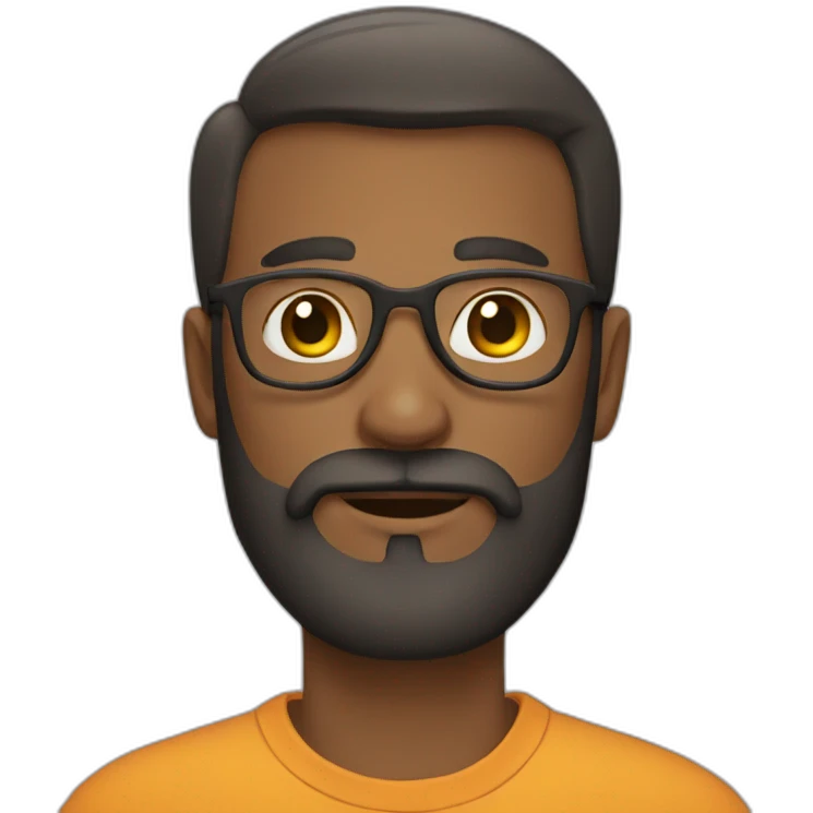A man with a beard emoji