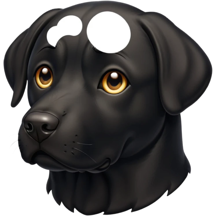 Black Labrador  emoji