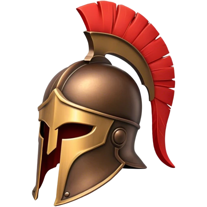 Spartan helmet  emoji