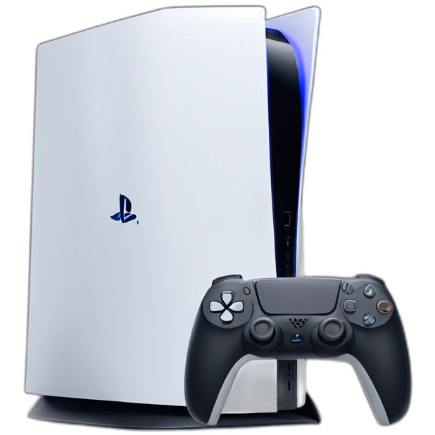 PlayStation 5 console emoji