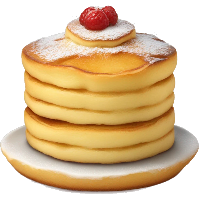 Souffle pancake emoji