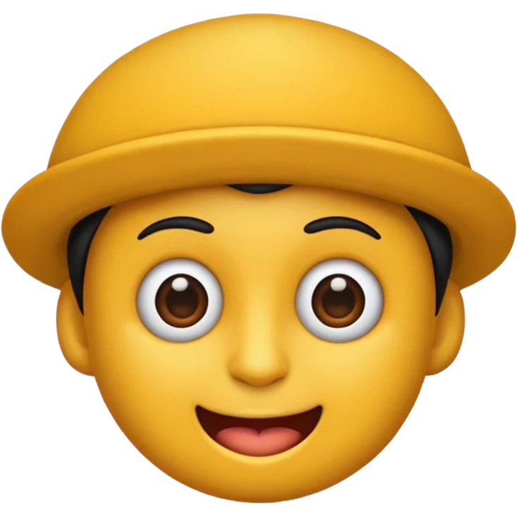 o um imoji com uma touca na cabeça e com um dedo na boca emoji