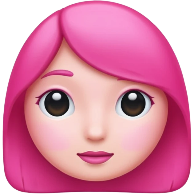 Pink  emoji