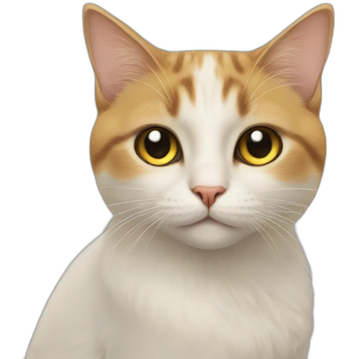 Cat on a bird emoji