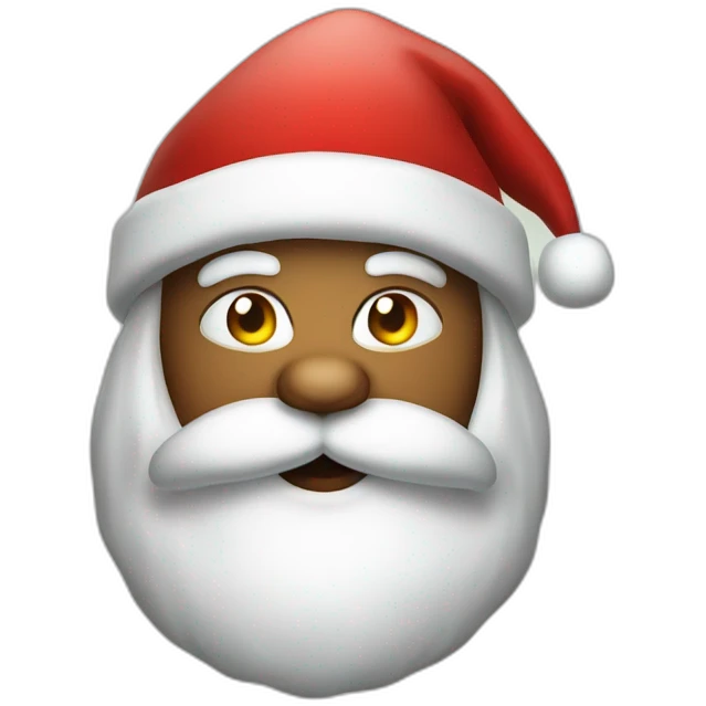 Evil Santa claus emoji