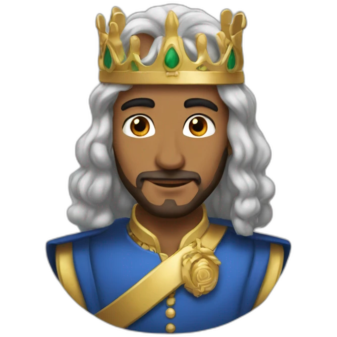 Le roi Mohamed six emoji