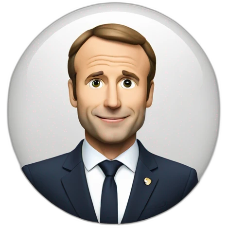 macron with bill emoji