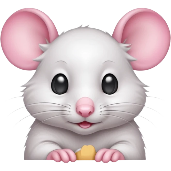 Mouse White emoji