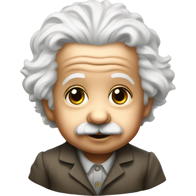 albert einstein baby emoji