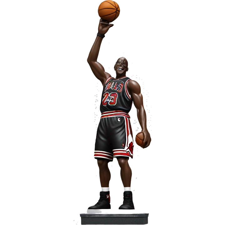 Statue of Michael Jordan emoji