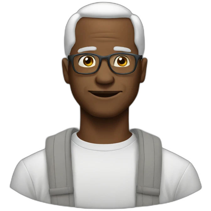 Harold meme black emoji