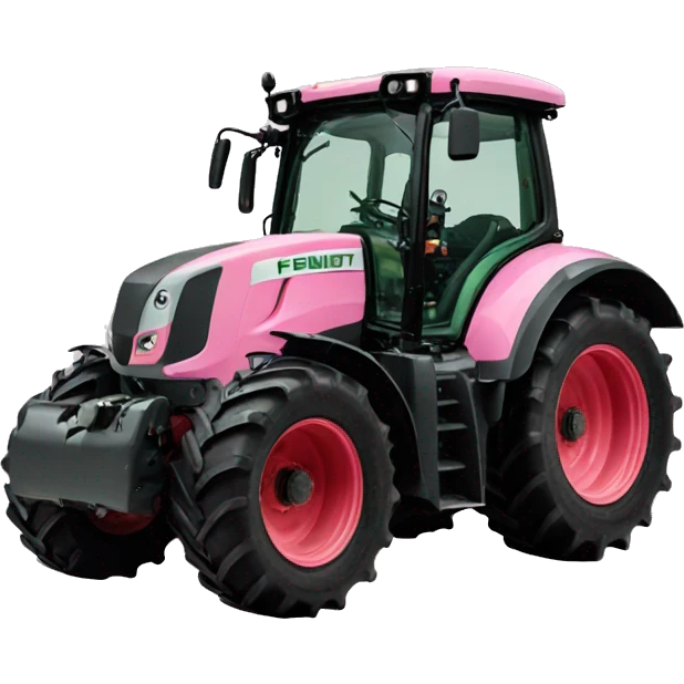 Fendt Traktor pink  emoji