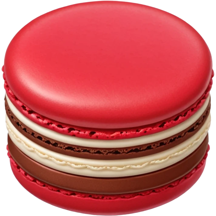 Le Durée Paris macaron red chocolate emoji