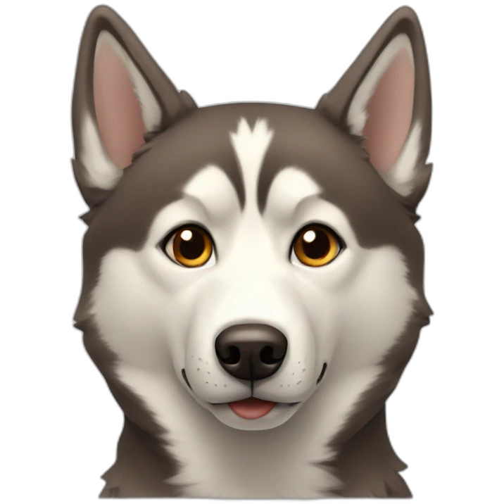 brown-husky emoji