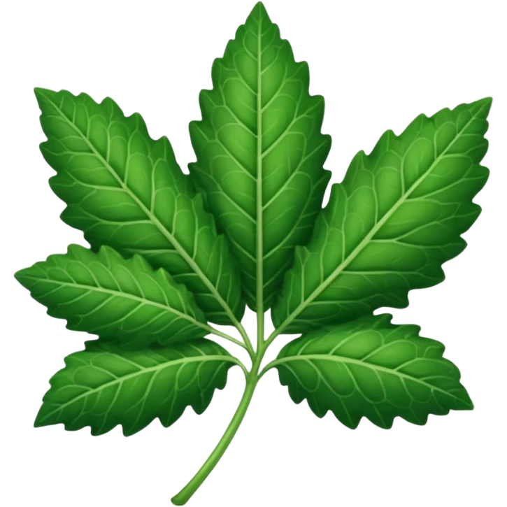 patchouli leaf emoji