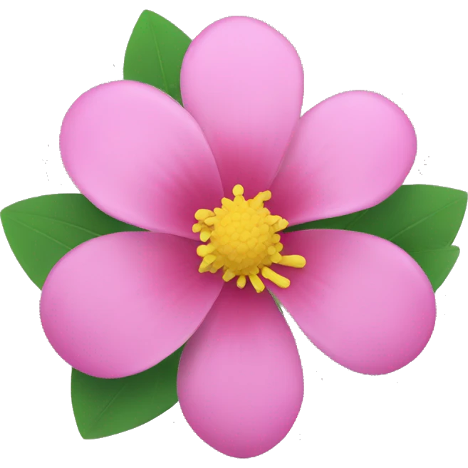 pink flower emoji