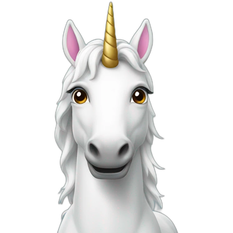 Wise unicorn emoji
