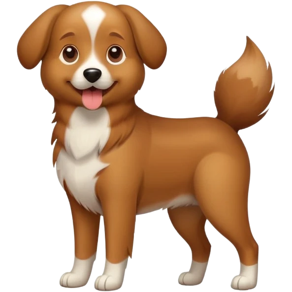 Dog happy emoji