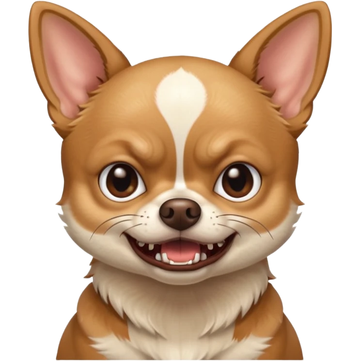 very angry chihuahua emoji