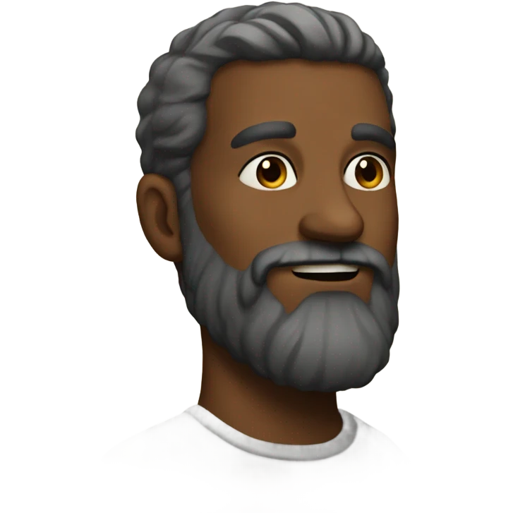portrait of a bearded man emoji