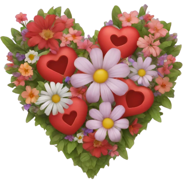 heart with flowers emoji