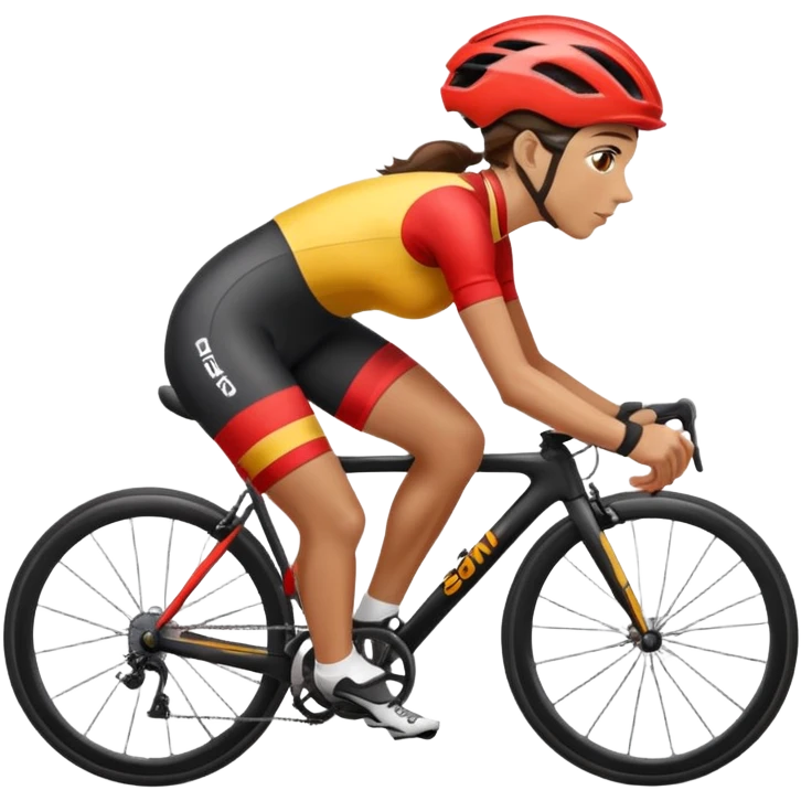 spanish female  cycling emoji