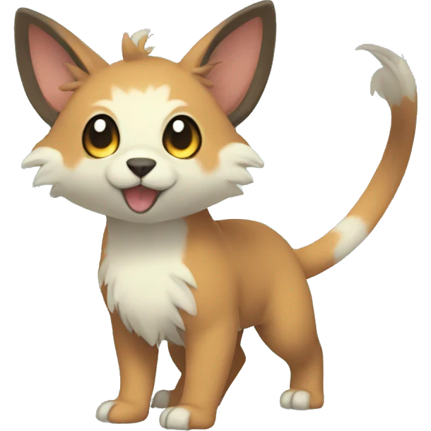 Cute cool animal hybrid Fakemon emoji
