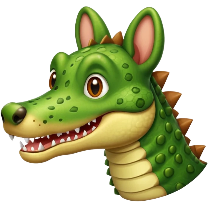 Perro cocodrilo emoji