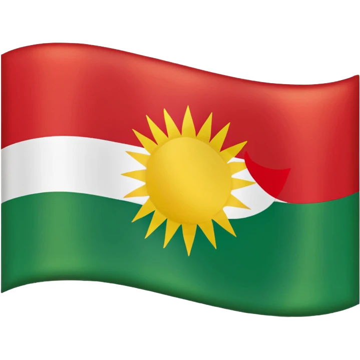 Kurdish flag emoji