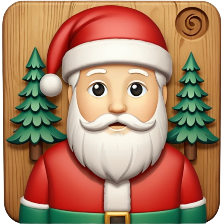 chrismas wood  emoji