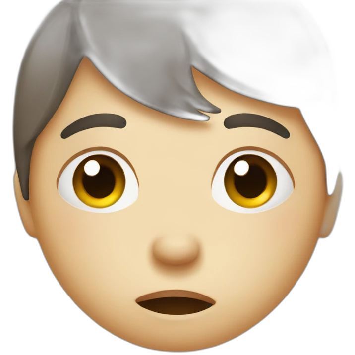 a tired face emoji