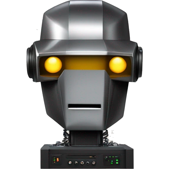 VocalAutoTune LED DaftPunk-style robot talk box emoji