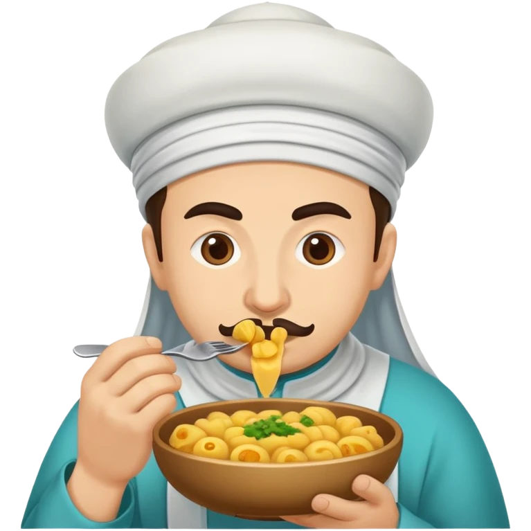 Татарин ест эчпочмак эмоджи emoji