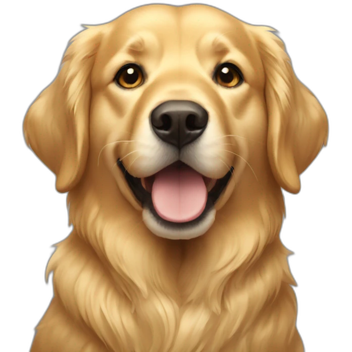 Golden retriever emoji