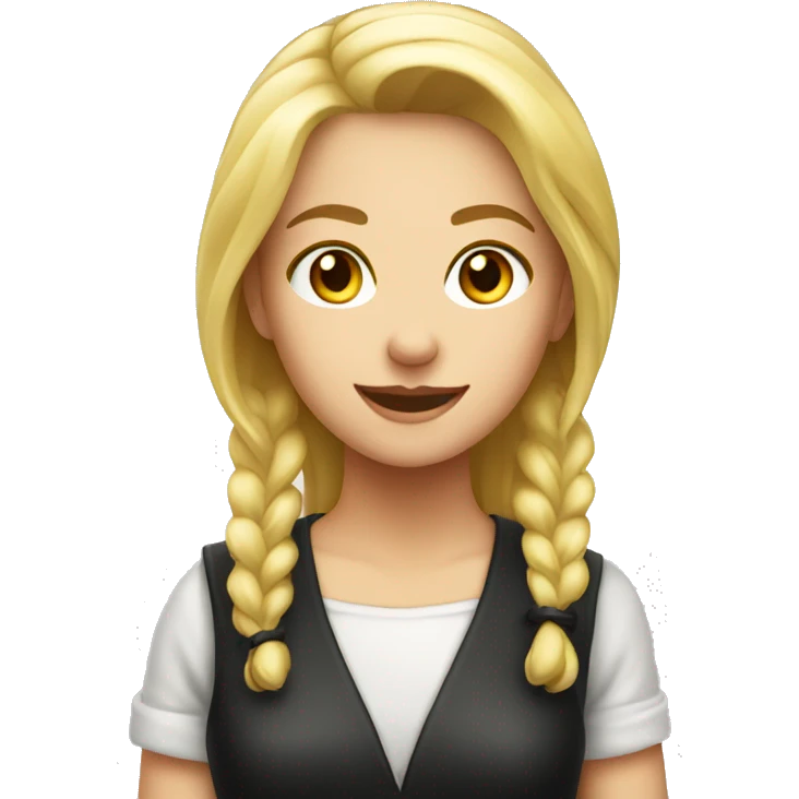 Barmaid blond Girl emoji