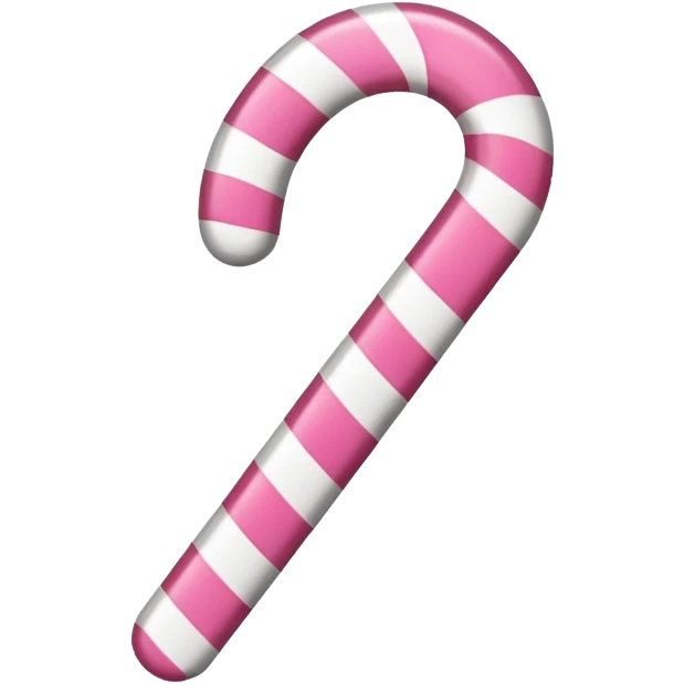 Pink candy cane emoji