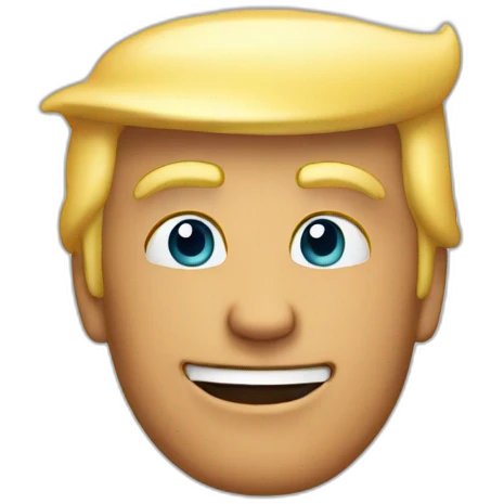 Trump saying hi emoji