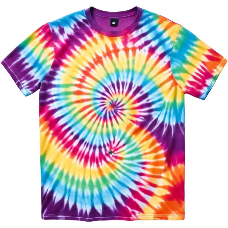 1990’s tie dye shirt emoji