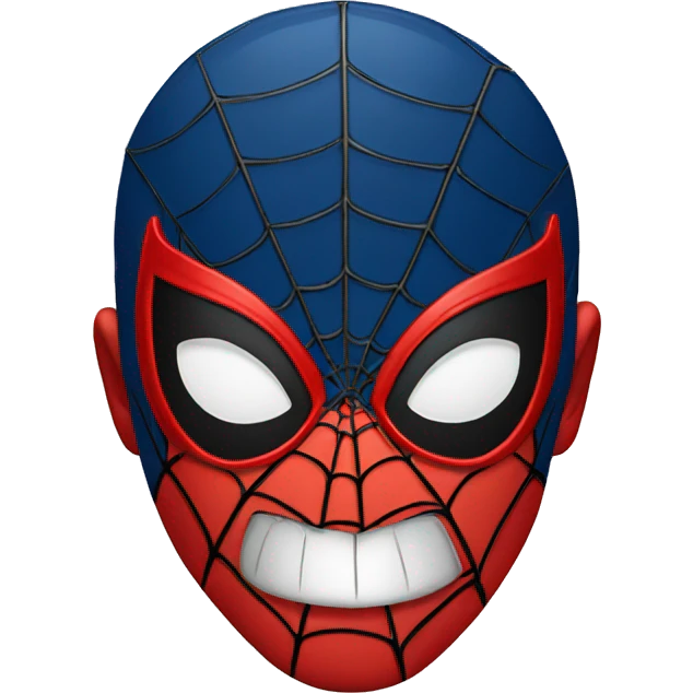 Spider man head  emoji
