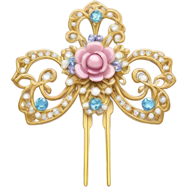 hair clip  emoji